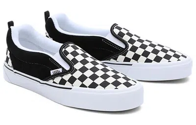Vans Knu Slip-on 'checkerboard' In Black