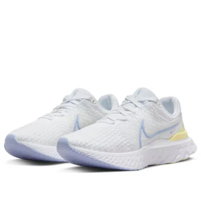 Nike (wmns)  React Infinity Run Flyknit 3 'white Light Marine' In Multi