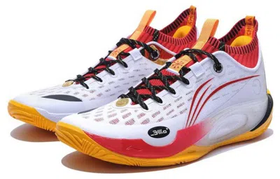 Li-ning Wade 808 Ultra 'white Red' In Gray
