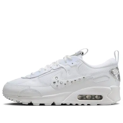 Nike (wmns)  Air Max 90 'white Metallic Silver' In Multi