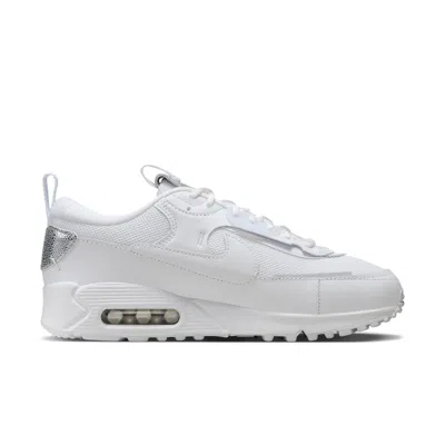 Nike (wmns)  Air Max 90 'white Metallic Silver' In Multi