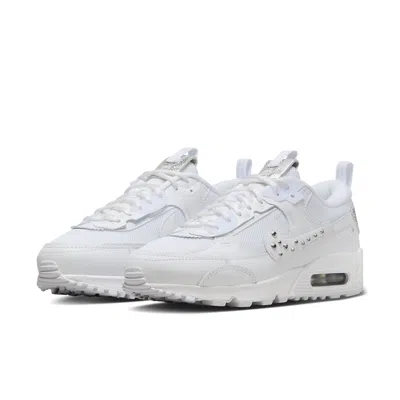 Nike (wmns)  Air Max 90 'white Metallic Silver' In Multi