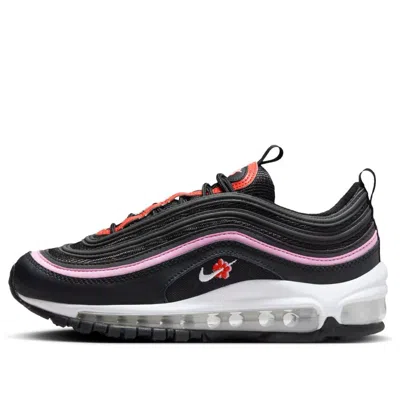 Nike (gs)  Air Max 97 'black Pink Rise Picante Red' In Multi