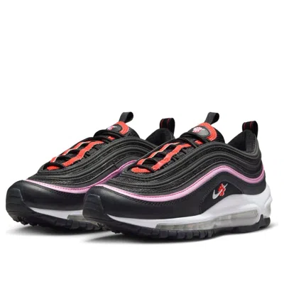 Nike (gs)  Air Max 97 'black Pink Rise Picante Red' In Multi