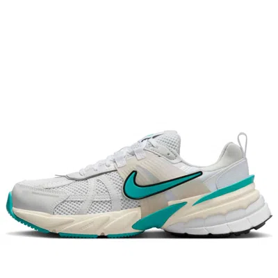 Nike V2k Run Sneakers In White And Turquoise In Multi