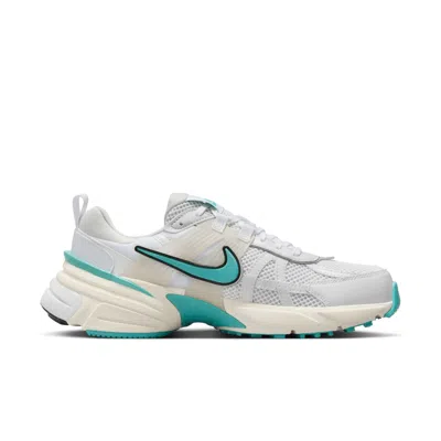Nike V2k Run Sneakers In White And Turquoise In Multi