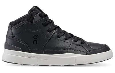 On (wmns)  Running X Federer The Roger Clubhouse Mid 'black White'