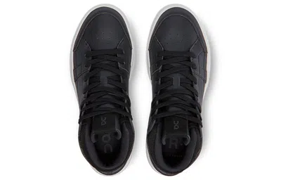 On (wmns)  Running X Federer The Roger Clubhouse Mid 'black White'