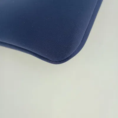 Pre-owned Hermes Navy Polyamide Clutch Bag Pouch ()