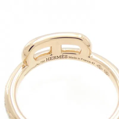 Pre-owned Hermes Pink Band Ring ()
