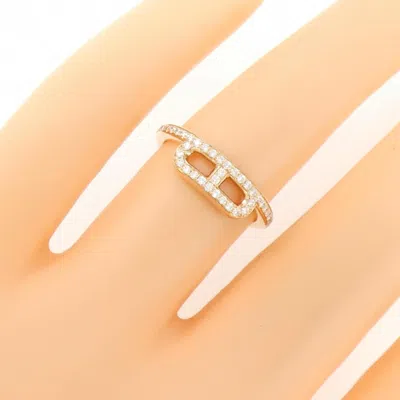 Pre-owned Hermes Pink Band Ring ()
