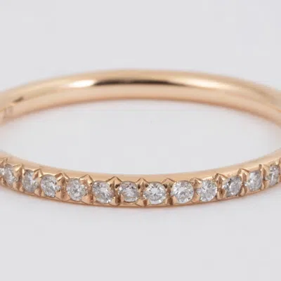 Pre-owned Hermes Pink Gold Pink Gold (18k) Wedding Ring ()