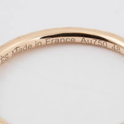 Pre-owned Hermes Pink Gold Pink Gold (18k) Wedding Ring ()