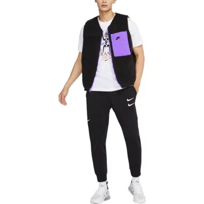 Nike Club+ Reversible Winterized Vest 'purple Black' In Blue