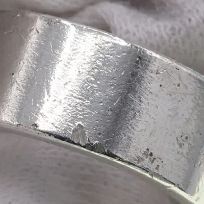 Pre-owned Hermes Silver Silver 925 Band Ring ()