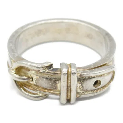 Pre-owned Hermes Silver Silver 925 Band Ring ()
