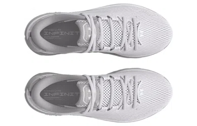 Under Armour Hovr Infinite 5 'white Halo Grey' In Gray