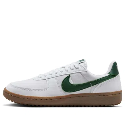 Nike Field General Leather-trimmed Mesh Sneakers In White