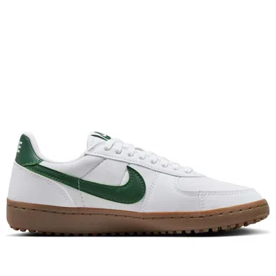 Nike Field General Leather-trimmed Mesh Sneakers In White
