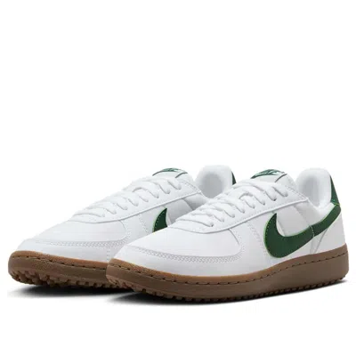 Nike Field General Leather-trimmed Mesh Sneakers In White