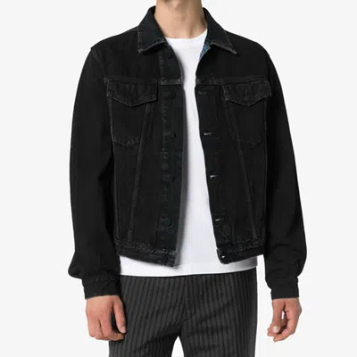 Off-white Fw20 Arrow Printed Denim Jacket Men Black