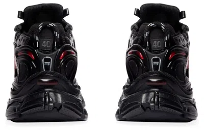 Balenciaga Runner Graffiti Printed Sneakers In Black | ModeSens