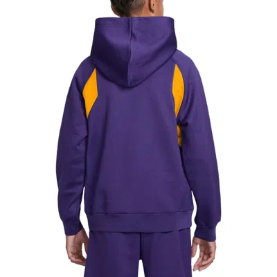 Nike (gs)  Kobe Therma-fit Pullover Hoodie 'court Purple Univesity Gold'
