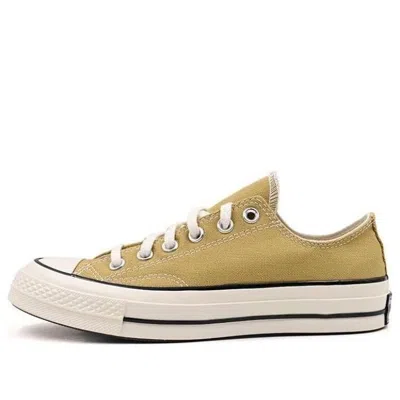 Converse Tan Chuck 70 Low Top Sneakers In Green