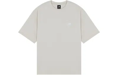 New Balance Graphic Print Tee 'grey Blue' In Gray