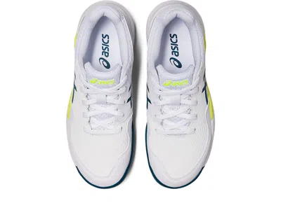 Asics (gs)  Gel Resolution 9 'white Restful Teal'