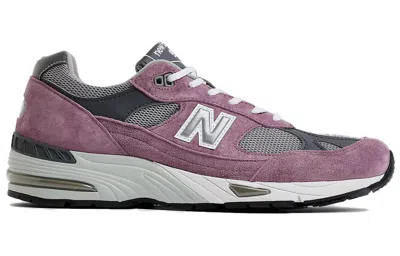 New Balance 991 Made In England 'pink Suede' In Purple