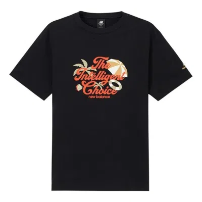 New Balance Athletics Casual Tee 'black Orange'