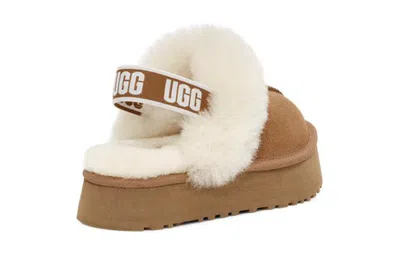 Ugg Funkette Platform Mules In Brown