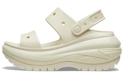 Crocs Mega Crush Sandal 'bone' In White
