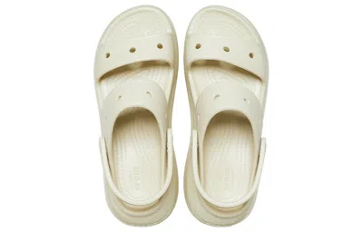 Crocs Mega Crush Sandal 'bone' In White