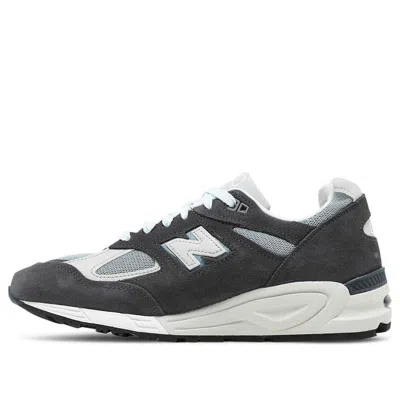 New Balance X Kith 990v2 Made In Usa 'steel Blue' In Black