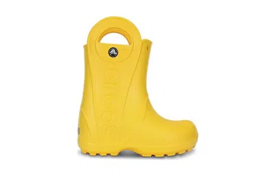Crocs (gs)  Handle It Rain Boots 'yellow' In Multi