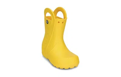 Crocs (gs)  Handle It Rain Boots 'yellow' In Multi