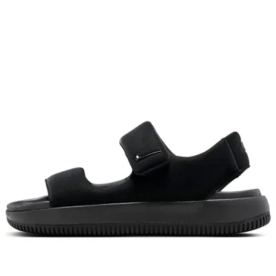 Nike Touch-strap Platform Sandals In Black
