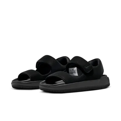 Nike Touch-strap Platform Sandals In Black