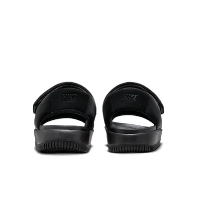 Nike Touch-strap Platform Sandals In Black