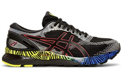 Asics Gel-nimbus 21 'hyper Flash - Black' In Multi