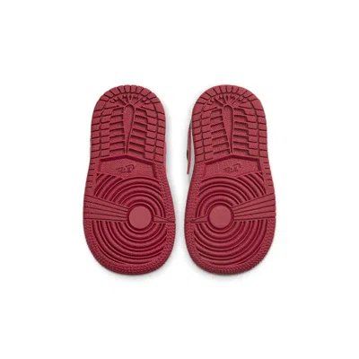 Air Jordan (td)  1 Mid 'bred Toe' In Black