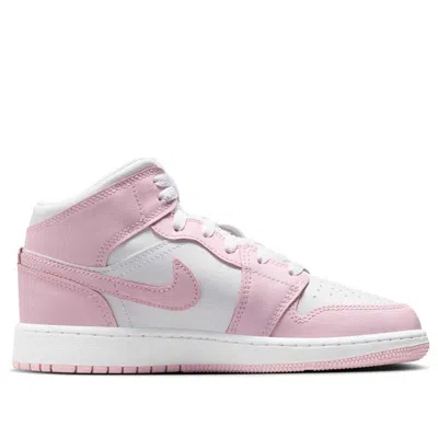 Air Jordan (gs)  1 Mid 'valentine's Day' In Pink
