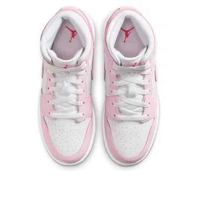Air Jordan (gs)  1 Mid 'valentine's Day' In Pink