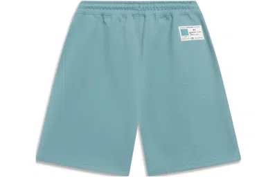 Li-ning Chinese Color Label Logo Shorts 'teal' In Blue