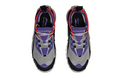 Li-ning Aurora Skywalker X Paris Fashion Week 'gray Purple' In Black