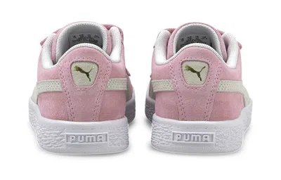 Puma (ps)  Suede Classic Xxi Casual Board Shoes White/pink