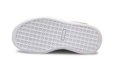 Puma (ps)  Suede Classic Xxi Casual Board Shoes White/pink