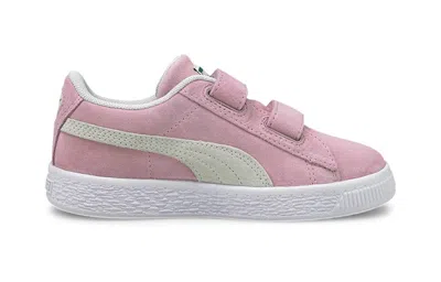 Puma (ps)  Suede Classic Xxi Casual Board Shoes White/pink